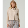 Veste avec poches écru BATE321- Surkana - Achat en ligne - Jaines