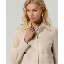 Veste avec poches écru BATE321- Surkana - Achat en ligne - Jaines