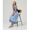 Maxi jupe Bleu ciel INLO625 - Surkana - Achat en ligne - Jaines