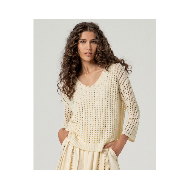 Pull col en V SOLU232 - Surkana