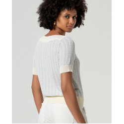 Pull col bateau manches courtes HITA233  - Surkana - Achat en ligne - Jaines
