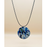 Collier jungle Bleu ciel CEBU103 - Surkana