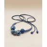 Collier de pèrle Bleu ciel CEBU102 - Surkana
