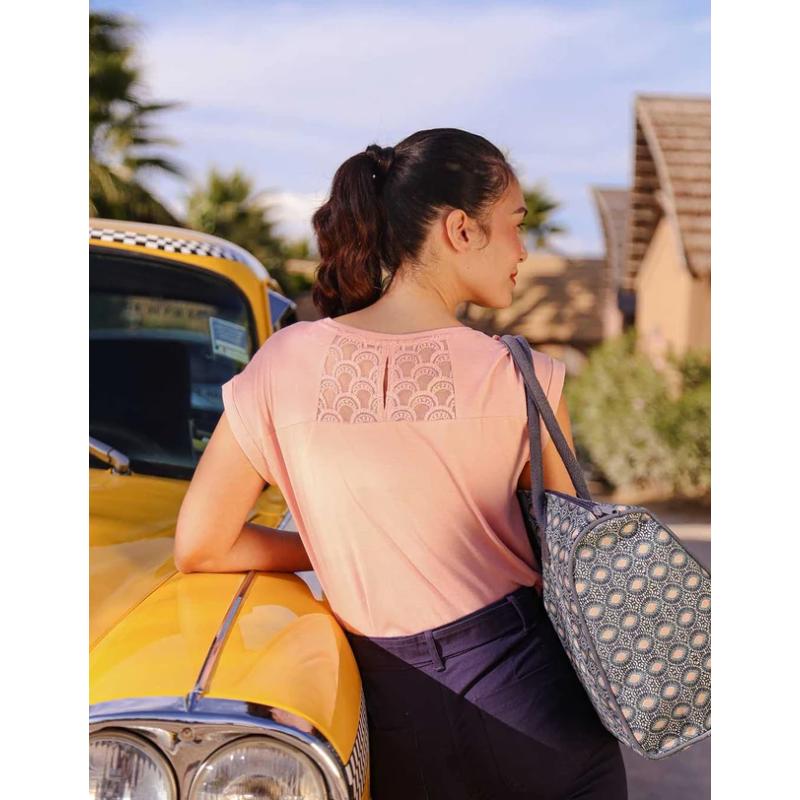 T-Shirt CEBANE rose - La Fiancée