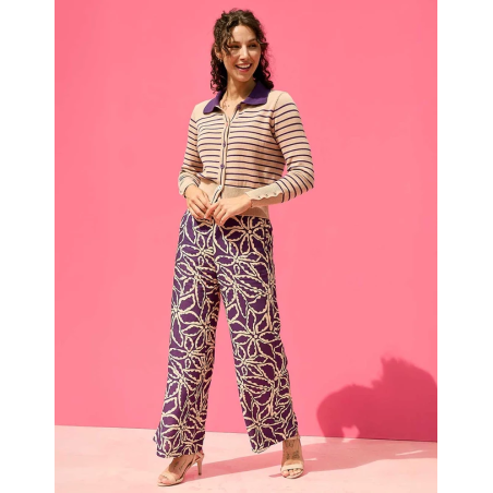 Pantalon ample Alexia Hibiscus - Princesse Nomade - Achat en ligne - Jaines