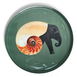 Plateau rond Shellephant -...