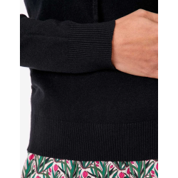 Pull à capuche Warren noir - La Fiancée - Achat en ligne - Jaines
