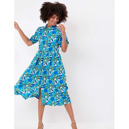 Robe chemisier Colette - La Fiancée - Achat en ligne - Jaines
