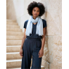 Écharpe unie Bleu MOLI226 - Surkana - Achat en ligne - Jaines