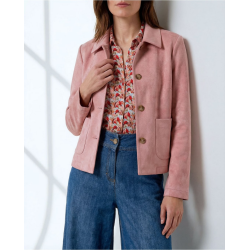 Veste avec poches rose BATE321- Surkana - Achat en ligne - Jaines