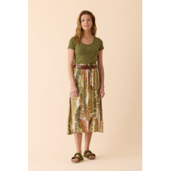 T-SHIRT MULTICO Kaki DTS225 - Diplodocus