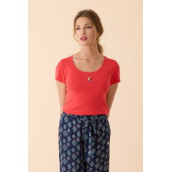 T-SHIRT NAUTIC coquelicot DTS227 - Diplodocus