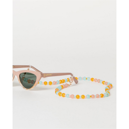 Cordons lunettes perlés Orange CAPA922 - Surkana - Achat en ligne - Jaines