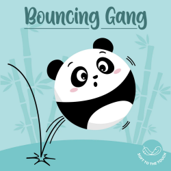 Balle Rebondissante - Panda - Bouncing Gang - Legami