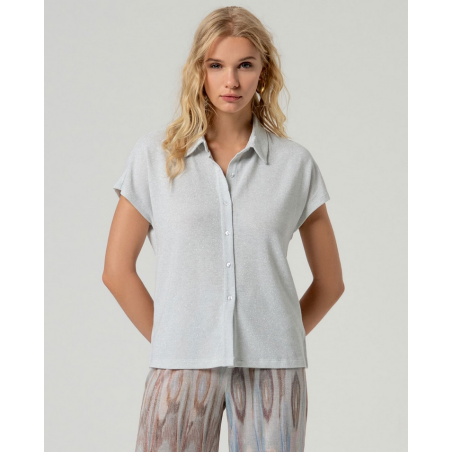 Chemise manches courtes Argent BAYO111 - Surkana - Achat en ligne - Jaines