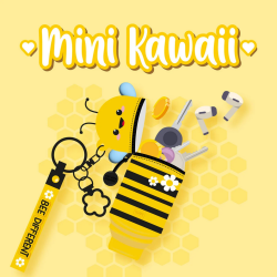 Porte-Monnaie Porte-Clés Bee - Mini Kawaii- Legami