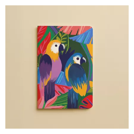 Carnet - Les Perroquets - HELLO COULEUR - Achat en ligne - Jaines