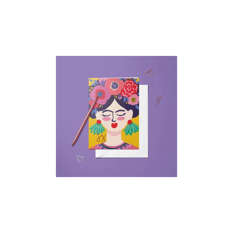 Carte FRIDA - HELLO COULEUR