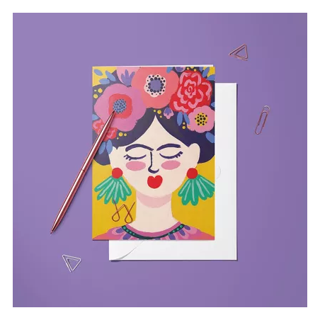 Carte FRIDA - HELLO COULEUR - Achat en ligne - Jaines