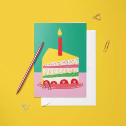 Carte Gâteau d'Anniversaire...