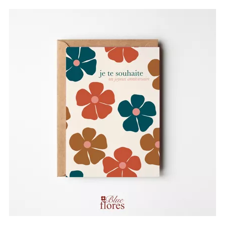 Carte Fleurs - Blueflores - Achat en ligne - Jaines