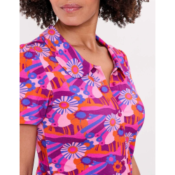 Chemisier imprimé LEONA 26ECL20 - Princesse Nomade