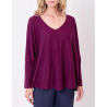 Pull oversize Lana prune AFPL2501 - La Fiancée