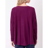Pull oversize Lana prune AFPL2501 - La Fiancée