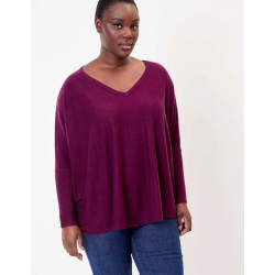 Pull oversize Lana prune AFPL2501 - La Fiancée