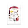 Carte Aquarelle VIN CHAUD DE NOËL- Les rêves de Caro - Achat en ligne - Jaines