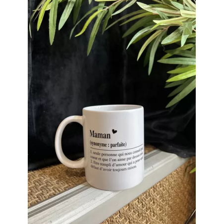 Mug Maman définition - Toiles Chics - Achat en ligne - Jaines