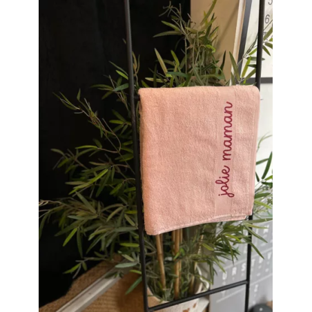 Serviette éponge jolie maman - Toiles Chics - Achat en ligne - Jaïnès