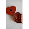 Coeur rouge chocolat au lait tendre nougat - Maxim's de Paris