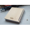 Carnet bois gravé Les notes de Maman - ATELIER PETITE CHOSE