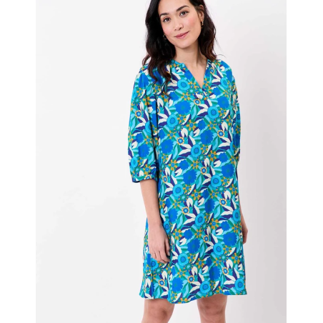 Robe ample fluide OLYMPE Swing Blue - Achat en ligne - Jaines