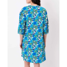 Robe ample fluide OLYMPE Swing Blue - Princesse Nomade