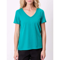 T-Shirt EMON col tressé PFTE2604 - La Fiancée