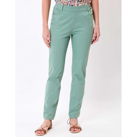 Pantalon coton Nimi PFPN2617- La Fiancée - Achat en ligne - Jaines
