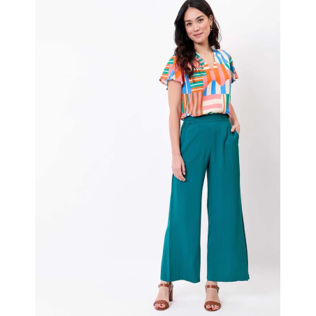 Pantalon ample Alexia vert - Princesse Nomade - Achat en ligne - Jaines