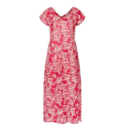 Robe longue ALAIANE EFRA2629 Cherimane Framboise- Achat en ligne - Jaines