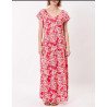 Robe longue ALAIANE EFRA2629 Cherimane Framboise- Achat en ligne - Jaines