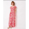 Robe longue ALAIANE EFRA2629 Cherimane Framboise- Achat en ligne - Jaines