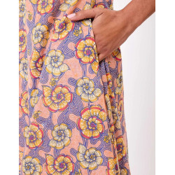 Robe longue ALAIANE EFRA2629 Zalala Pêche - Achat en ligne - Jaines