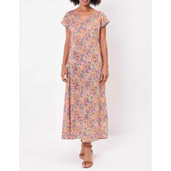 Robe longue ALAIANE EFRA2629 Zalala Pêche - Achat en ligne - Jaines