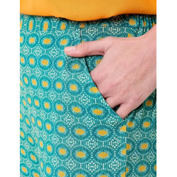 Pantalon fluide ample ESTIA Aksana celadon- Princesse Nomade - Achat en ligne - Jaines