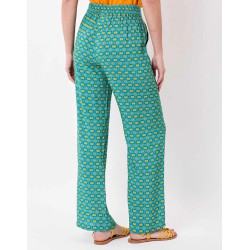 Pantalon fluide ample ESTIA Aksana celadon- Princesse Nomade - Achat en ligne - Jaines