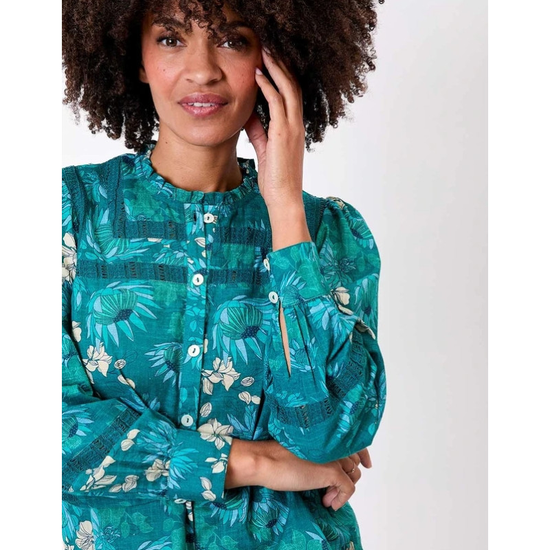 Chemise Adil emeraude PFTA2650 - La Fiancée - Achat en ligne - Jaines