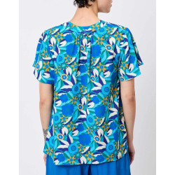 Top fluide ample GARY Swing Blue 26ETG28 - Princesse Nomade - Achat en ligne - Jaines