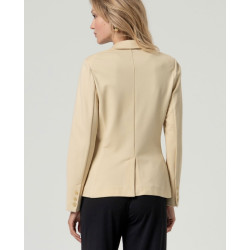 Blazer ajusté Écru BASY316 - Surkana