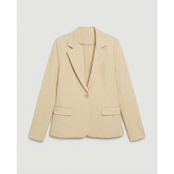 Blazer ajusté Écru BASY316 - Surkana